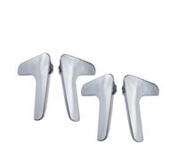 BSBZGKGPBW Car Interior Door Handle 1/2/4 Pcs Interior Inside Chrome Door Handle Lever for Seat for Ibiza for Cordoba 1993 1994 1995 1996 1997 1998 1999 2000 2001 2002(4 Pcs Left Right Set)