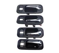 BSBZGKGPBW Car Interior Door Handle for CRV 97-01 for Odyssey 1995-1998 72124S10A11ZA 72164S10A11ZA Inside Door Handle Interior Front Left Right(4PCS LH RH Black)