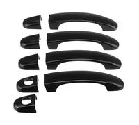 BSBZGKGPBW Car Interior Door Handle for Transporter T5 T6 for Caddy Van 2003-2015 9Pcs Set ABS Chrome Door Handle Covers Trim