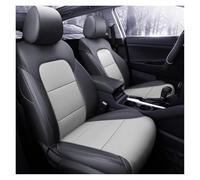 BSBZGKGPBW Car Seat Custom Car Accessories Seat Covers Full Set Artificial Leather For Hyundai For Tucson With Front And Back Row Seat Cover(Black white)