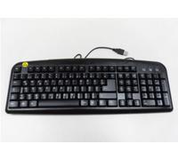 BSC WISSEN DE 1PackWired Keyboard,Quiet Keyboard,Multimedia USB Computer Keyboard,Silent Keyboard with Low Profile Chiclet Keys,Large Number Pad,Spill-Resistant,Anti-Wear Letters