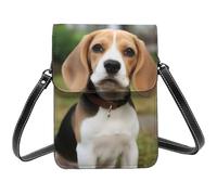 BSCKKDMN Lovely Dog â€‹beagl Small Crossbody Bags For Women Cell Phone Purse Pu Leather Wallet Bag With Shoulder Strap