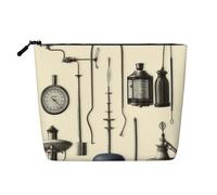 BSCKKDMN Medical Apparatus And Instruments Makeup Bag For Women, Waterproof Linen Travel Cosmetic Case Lightweight Zipper Travel Toiletry Bag Organizer Makeup Brushes Storage Bag