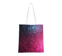 BSCKKDMN Panda Cartoon Tote Bag For Women,Canvas Shoulder Bags With Pockets Shopping Bag Cute Reusable Grocery Bags, Gradient Sequin Sparkle, One Size