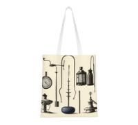 BSCKKDMN Puppys Pug Tote Bag For Women,Canvas Shoulder Bags With Pockets Shopping Bag Cute Reusable Grocery Bags, Medical Apparatus and Instruments, One Size