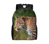 BSCKKDMN Travel Laptop Backpack For Women Men,Waterproof Lightweight Cute Backpack African Leopard Casual Daypack
