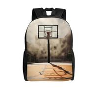 BSCKKDMN Travel Laptop Backpack For Women Men,Waterproof Lightweight Cute Backpack Amazing Basketball Court Casual Daypack