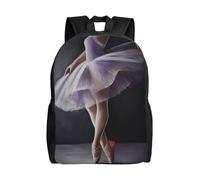BSCKKDMN Travel Laptop Backpack For Women Men,Waterproof Lightweight Cute Backpack Ballet Dancer Casual Daypack