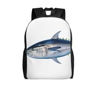 BSCKKDMN Travel Laptop Backpack For Women Men,Waterproof Lightweight Cute Backpack Tuna Thunnus Casual Daypack