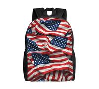 BSCKKDMN Travel Laptop Backpack For Women Men,Waterproof Lightweight Cute Backpack Usa Flag Casual Daypack