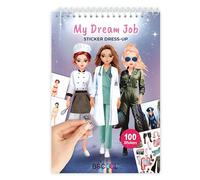 BSCOOL Sticker Dress Up Books - Dress Me Up Sticker Activity Book for Kids. Learn Girls Fashion Design for Mermaid with Stickers and Guides for Kids 5 and up. (Sticker Dress Up My Dream Job)