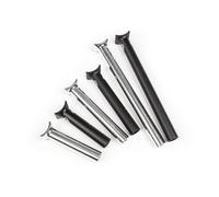 BSD Blitzed Pivotal BMX Seatpost 25.4mm diameter 135mm or 185mm Black Polished