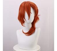 BSD Dazai Osamu Cosplay Costume Nakahara Chuuya/Yosano Akiko Cosplay Outfit, Anime Nakajima Atsushi Detective Uniform Pant or Shirt Skirt Full Set with Wig Halloween Dress Up Suit for Women Men