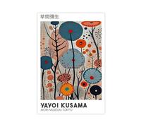BSDFDFAA Yayoi Kusama Poster, Japanese Art Canvas Poster Wall Art Decor Print Picture Paintings for Living Room Bedroom Decoration 24x36inch(60x90cm)