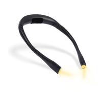 Bsdgeclogy Book Light, 3-Color & 9-Brightness Reading Light, Bendable Neck Light, Perfect Book Light for Reading in Bed, Knitting, Camping, Repairing, Book Lovers（Black