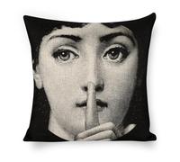 BSDHGF Lina Cavalieri Artificial Linen Throw Pillow Case, Decorative Cushion Cover Square Art Personalized Eye,Only Includes Pillowcase,(45X45cm),18"x18" (Style-3)