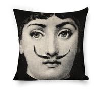 BSDHGF Lina Cavalieri Artificial Linen Throw Pillow Case, Personalized Face Art Decorative Pillowcase,Vintage Art Pillowcase(45X45cm),18"x18",style-24