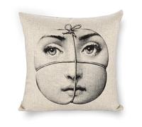 BSDHGF Lina Cavalieri Artificial Linen Throw Pillow Case, Personalized Face Art Decorative Pillowcase,Vintage Art Pillowcase(45X45cm),18"x18",style-19