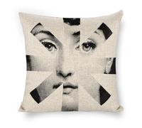 BSDHGF Lina Cavalieri Artificial Linen Throw Pillow Case, Personalized Face Art Decorative Pillowcase,Vintage Art Pillowcase(45X45cm),18"x18",style-28