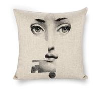 BSDHGF Lina Cavalieri Artificial Linen Throw Pillow Case, Personalized Face Art Decorative Pillowcase,Vintage Art Pillowcase(45X45cm),18"x18",style-8