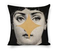 BSDHGF Lina Cavalieri Artificial Linen Throw Pillow Case, Personalized Face Art Decorative Pillowcase,Vintage Art Pillowcase(45X45cm),18"x18",style-29