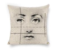 BSDHGF Lina Cavalieri Artificial Linen Throw Pillow Case, Personalized Face Art Decorative Pillowcase,Vintage Art Pillowcase(45X45cm),18"x18",style-19