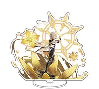Bsdsl Genshin Impact Characters Acrylic Stand Figure, Colorful and Exquisite Character Design for Game Fans' Collection (Color : Albedo, Size : 15cm)