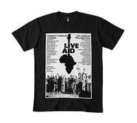 BSDWXF Live Aid Original Vintage Poster Men's T-Shirt for Men, Women & Kids - Black