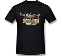 BSDWXF Men's Fashion Shirt S-Upernatural Short Sleeve T Shirt Black