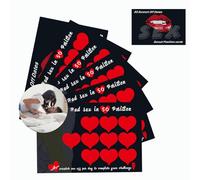BSDYCL Love Game Scratch Off Date Night Ideas Couples Games 50 Romantic Couple Date Ideas Cute Activities for Anniversary, Valentine's Day, and Couple Date Night Activities Gifts for her or him