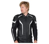 BSE Cento Leather Suit Jacket Black/White 56 black size 56