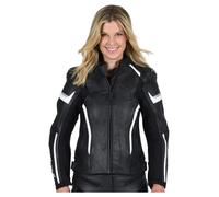 BSE Cento Women’s Leather Suit Jacket Black/White 36 size 36