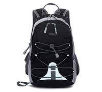 Bseash 10L Small Hiking Backpack for Kids Ages 3-6 Girls Boys Under 4 feet, Mini Waterproof Outdoor Sport Travel Camping Daypack (Black)