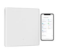 BSEED Smart Light Switches 1 Gang,Alexa Light Switch 1 Way/2 Way or Multi-Way Control by SmartLife APP,Work with Alexa and Google Home,Ultra-Thin,2.4GHz,White(Neutral Wire Required)