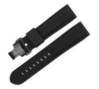 BSEIXIKRB Universal Various Brands Straight Joint Silicone Watch Strap 18/19/20/21/22/23/24mm(Silver Yellow,18mm)