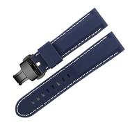 BSEIXIKRB Universal Various Brands Straight Joint Silicone Watch Strap 18/19/20/21/22/23/24mm(White Light Pur,18mm)