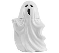 BSFDORPOT 500 ml Creepy Screaming Ghost Ceramic Mug with Lid & Handle, Halloween Coffee & Tea Cup-Fun Spooky Drinkware for Home, Office & Gifts