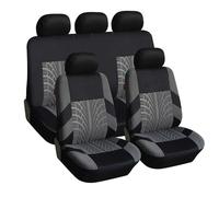 BSFYJXW Car Seat Covers for BMW F20 F22 F21 F30 F32 F33 F36 F06 F12 F13 X5 F15 X6 F16, Car Seat Cover Front and Rear Seat Protectors, Resistant Easy Clean Seat Covers, Car Accessories,5 Seats-Grey