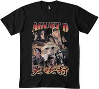 BSGKTP Agust D Daechwita Vintage Bootleg t-Shirt Black