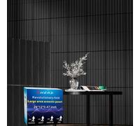 BSHEAD 6 Pack Self-Adhesive Fold Soundproof Wall Panels, 24 x 12 x 0.47 in Sound Proof Foam Panels for Walls, 1.2lb/ft³ High Density, Thicker 0.47in, Acoustic Panels, Sound Dampening Panels Black