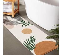 bsheuancek Boho Bathroom Runner, 61 x 152 cm, Non-Slip, Large, Long, Bathroom Rug, Cute Bath Mat for Bathtub, Washable, Shower Mat