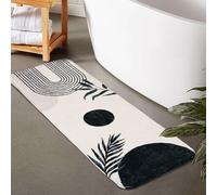 bsheuancek Boho Bathroom Runner Rug Non Slip, Large Long Bathroom Rugs Cute Bath Mat for Bedroom Hallway Kitchen, Soft Plush Washable Shower Rug