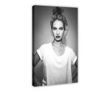 BSHNWX Sexy Actress Lily James Sex Goddess Poster Canvas Posters Frame-style 16x24inch(40x60cm)