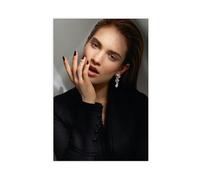 BSHNWX Sexy Actress Lily James Sex Goddess Poster Canvas Posters Unframe-style 24x36inch(60x90cm)