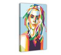 BSHNWX Zara Larsson Poster Canvas Posters Frame-style 24x36inch(60x90cm)
