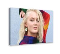BSHNWX Zara Larsson Poster Canvas Posters Frame-style 24x36inch(60x90cm)