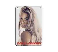 BSHNWX Zara Larsson Posters Retro Poster Metal Tin Sign Chic Art Retro Iron Painting Wall Decoration 8x12inch(20x30cm)