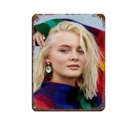 BSHNWX Zara Larsson Posters Retro Poster Metal Tin Sign Chic Art Retro Iron Painting Wall Decoration 12x16inch(30x40cm)