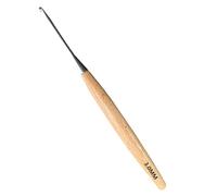 BsHooker Beech Wood Handle Crochet Hooks,3mm Ergonomic Crochet Hooks for Beginners and Arthritic Hands,Comfortable Grip