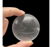 BSHYING 50mm Acrylic Optical Lens Solar Fresnel Magnifier, Focal Length 28-80mm, Diameter 50mm, Thickness 2mm, Weight 15g